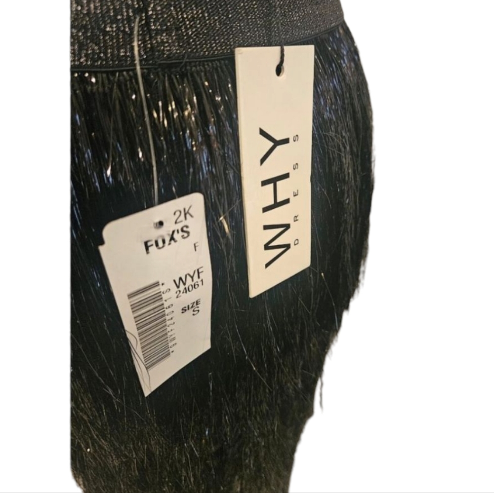 NWT - WHY Dress - Tiered Fringe Tassel Maxi Skirt - Size Small - Picture 5 of 6